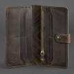 Портмоне з натуральної шкіри 7.0 (темно-коричневе) шкіра Crazy Horse