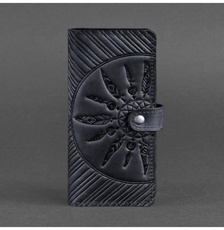 Портмоне з натуральної шкіри 7.0 Інді (темно-синє)