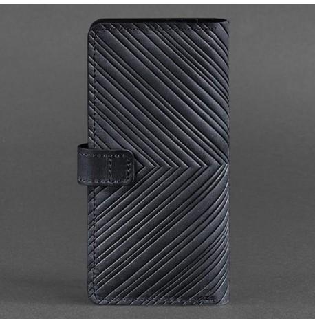 Портмоне з натуральної шкіри 7.0 Інді (темно-синє)