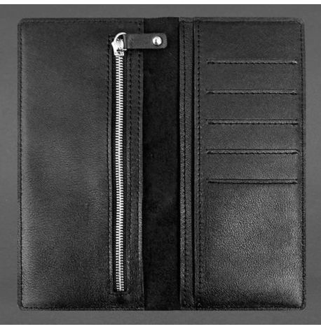 Шкіряне портмоне 12.0 (чорне) шкіра Krast