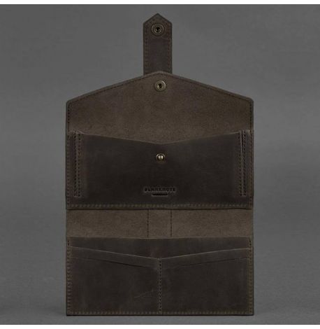 Портмоне из натуральной кожи 3.0 (темно-коричневое)