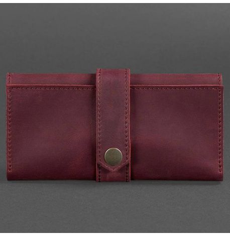 Портмоне из натуральной кожи 3.0 (бордовое) кожа Crazy Horse