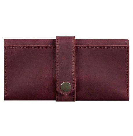 Портмоне из натуральной кожи 3.0 (бордовое) кожа Crazy Horse