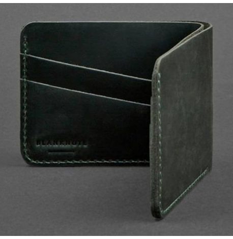 Портмоне з натуральної шкіри чоловіче 4.1 (зелене)