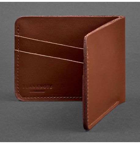 Портмоне из натуральной кожи мужское 4.1 (светло-коричневое)