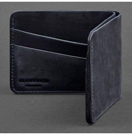 Портмоне з натуральної шкіри чоловіче 4.1 (синє)