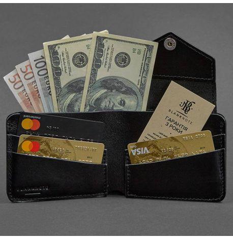 Портмоне из натуральной кожи 4.2 (черное)