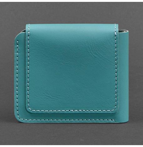 Портмоне жіноче з натуральної шкіри 4.2 (бірюзове)