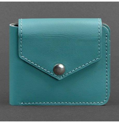 Портмоне жіноче з натуральної шкіри 4.2 (бірюзове)