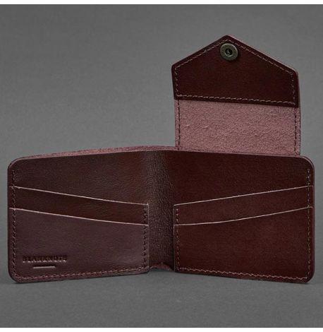 Портмоне жіноче з натуральної шкіри 4.2 (бордове)