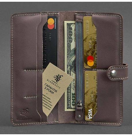 Портмоне з натуральної шкіри 7.0 (темно-бежевий)