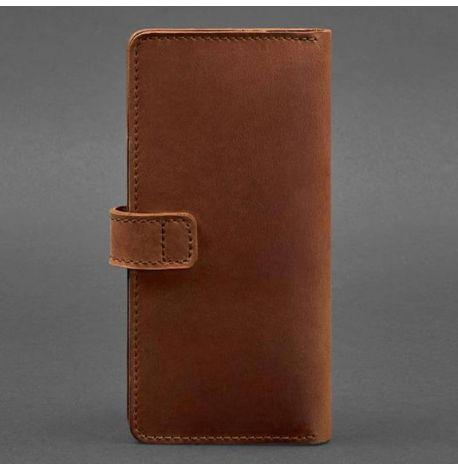 Портмоне з натуральної шкіри 7.0 (світло-коричневе) шкіра Crazy Horse