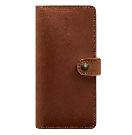 Портмоне з натуральної шкіри 7.0 (світло-коричневе) шкіра Crazy Horse