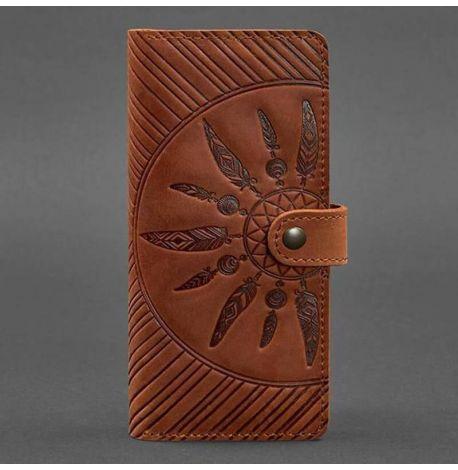 Портмоне з натуральної шкіри 7.0 "Інді" (світло-коричневе)