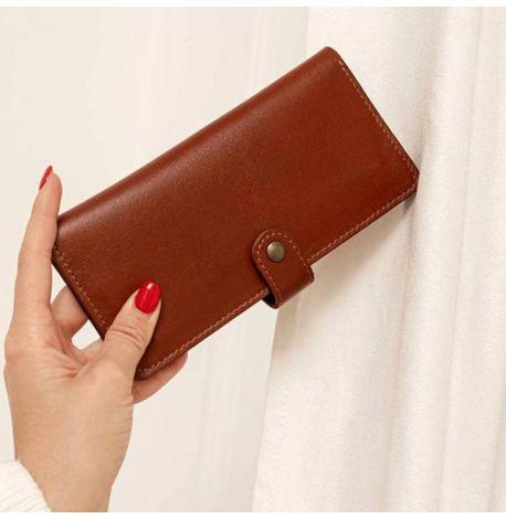 Портмоне з натуральної шкіри 7.0 (світло-коричневе)