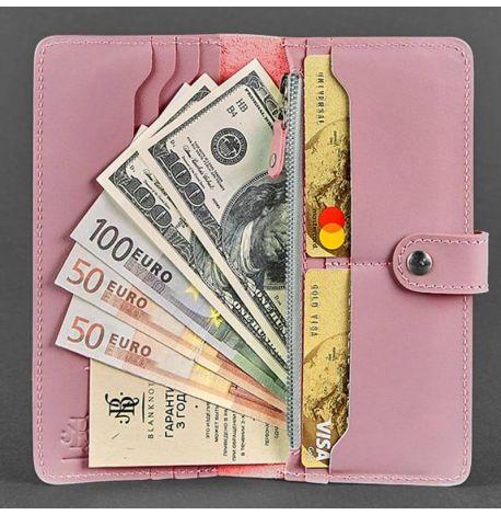 Портмоне з натуральної шкіри 7.0 (рожеве)