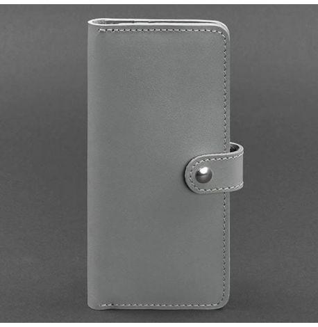 Портмоне з натуральної шкіри 7.0 (сіре)