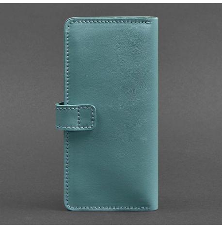 Портмоне з натуральної шкіри 7.0 (бірюзове)