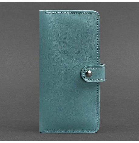 Портмоне з натуральної шкіри 7.0 (бірюзове)
