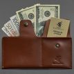 Портмоне-купюрник из натуральной кожи 8.0 (светло-коричневое)