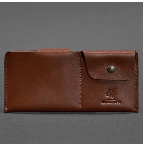 Портмоне-купюрник из натуральной кожи 8.0 (светло-коричневое)