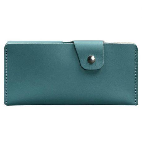 Портмоне-купюрник з натуральної шкіри 8.0 (бірюзове)