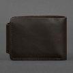 Мужское портмоне из натуральной кожи Zeus 9.0 (темно-коричневое) кожа Krast