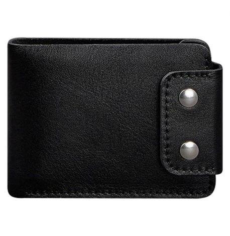 Чоловіче портмоне з натуральної шкіри Zeus 9.0 (чорне)