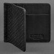 Зажим для денег кожаный 1.0 Карбон (черный)