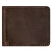 Зажим для денег кожаный 1.0 (темно-коричневый)