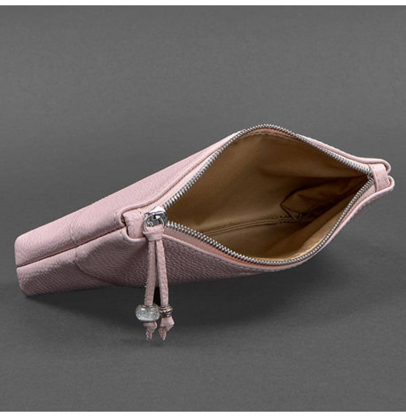 Косметичка из натуральной кожи "Барби" (розовая)