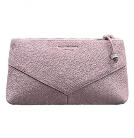 Косметичка из натуральной кожи "Барби" (розовая)