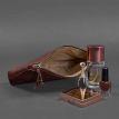 Косметичка из натуральной кожи 1.0 (бордовая)