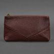 Косметичка из натуральной кожи 1.0 (бордовая)