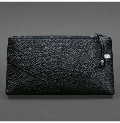 Косметичка з натуральної шкіри 1.0 (темно-синя)