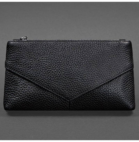 Косметичка з натуральної шкіри "Онікс" (чорна)