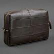 Кожаная косметичка-несессер 3.1 (темно-коричневая) кожа Krast