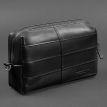 Шкіряна косметичка-несесер 3.1 (чорна) шкіра Krast
