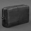 Кожаная косметичка-несессер 3.1 (черная) кожа Crazy Horse