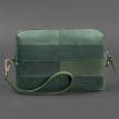 Кожаная косметичка-несессер 3.1 (зеленая) кожа Crazy Horse