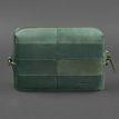 Кожаная косметичка-несессер 3.1 (зеленая) кожа Crazy Horse