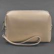 Шкіряна косметичка-несесер (світло-бежева) шкіра Krast