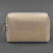 Шкіряна косметичка-несесер (світло-бежева) шкіра Krast