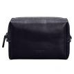 Шкіряна косметичка-несесер (темно-синя) шкіра Krast
