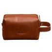 Шкіряна косметичка-несесер 5.0 (світло-коричневий) шкіра Krast