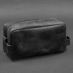 Шкіряна косметичка-несесер 6.0 (чорна) шкіра Crazy Horse
