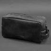 Шкіряна косметичка-несесер 6.0 (чорна) шкіра Crazy Horse