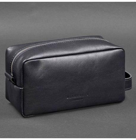 Кожаная косметичка-несессер 6.0 (темно-синяя)