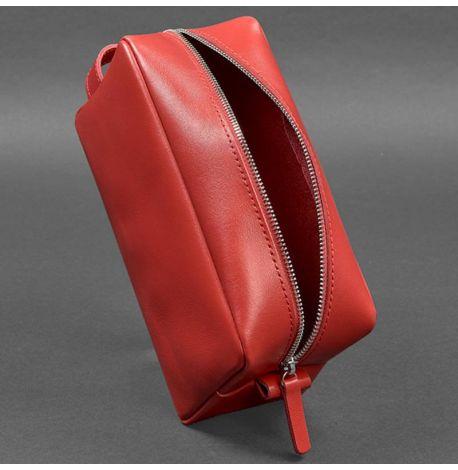 Кожаная косметичка-несессер 6.0 (красная)