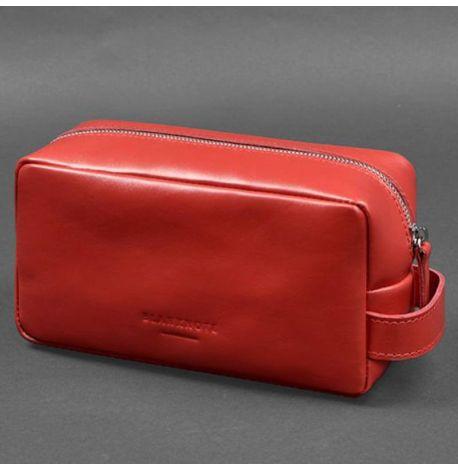 Кожаная косметичка-несессер 6.0 (красная)